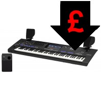 Yamaha Genos 76 Note Keyboard with Speakers